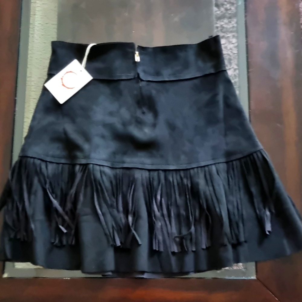 Faux Suede Skirt